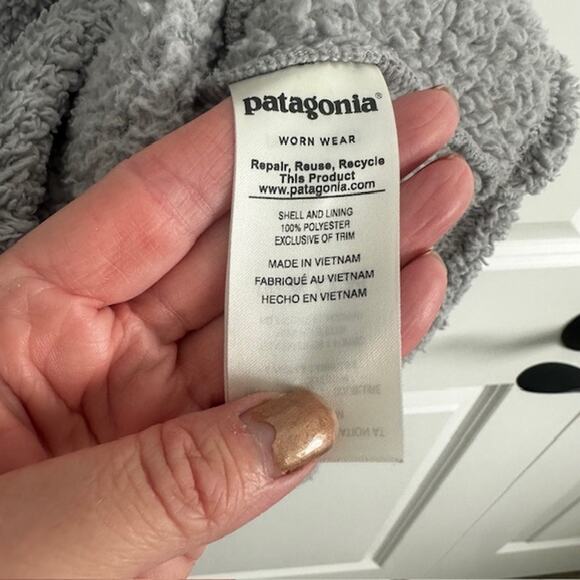 Patagonia Los Gatos Women's 1/4 Zip Pullover Medium Drifter Grey - Picture 9 of 9